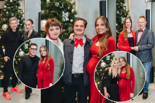 Į V. Poderytės kalėdinį vakarą plūdo žinomi veidai: atvyko ir retai matomas L. Pobedonoscevas