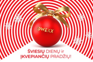 OWEXX sveikina su šventėmis ir linki įkvepiančių pradžių