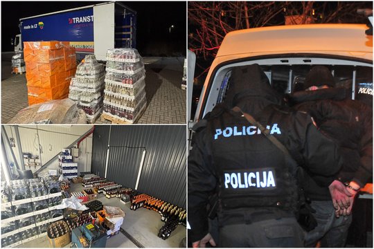 Sutriuškintas didžiulis pogrindžio prekybos tinklas: alkoholio upės tekėjo tūkstančiams uždaros grupės klientų