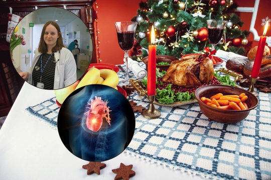 Nenorite pasivažinėti greitosios automobiliu? Kardiologė įspėjo, kas per Kalėdas apkrauna širdį ir sukelia infarktą