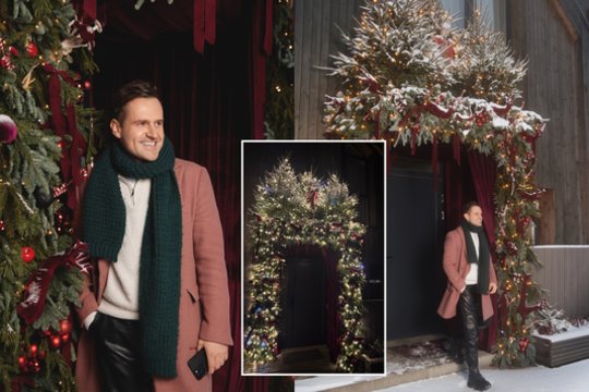 Vestuvių ir renginių planuotojas L. Galinis parodė dar vieną savo talentą: vaizdas kausto praeivių dėmesį