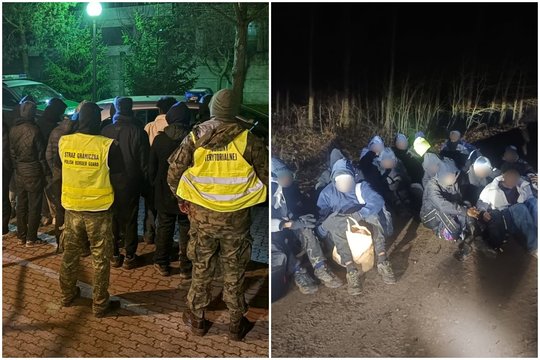 Į Lietuvą grąžinta didelė migrantų grupė, slapta kirtusi sieną ir atsliūkinusi į Lenkiją – paspruko iš priėmimo centro Latvijoje