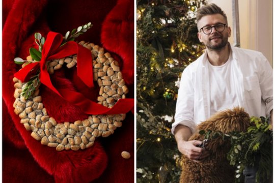 Kūčios pagal A. Ivanauską: gamina ypatingus kūčiukus ir jais puošia stalą