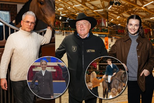 Verslininko T. Barščio žirgyne – išskirtinis konkūras: atvyko žinomi žmonės