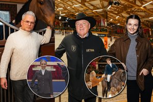 Verslininko T. Barščio žirgyne – išskirtinis konkūras: atvyko žinomi žmonės