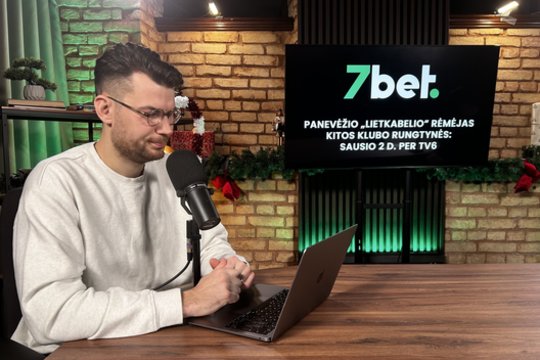 X faktorių mače prieš „Panathinaikos“ įvardinęs J. Lekšas barė „Žalgirio“ lyderį