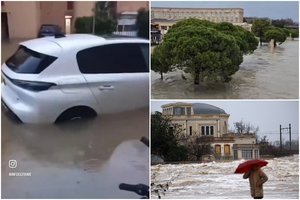 Prieš pat šventes – chaosas dalyje Prancūzijos: miestus skandina potvyniai