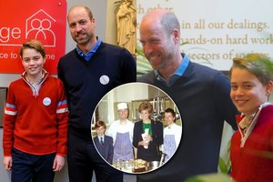 Akimirka, sujaudinusi pasaulį: princas George’as pasekė princesės Dianos pėdomis