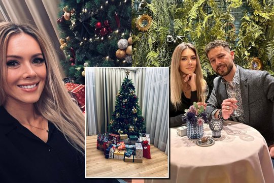 Parodžiusi namuose sužibusią eglę, D. Meškausko mylimoji prabilo apie kilnią iniciatyvą: „Noriu tarti didžiulį ačiū“