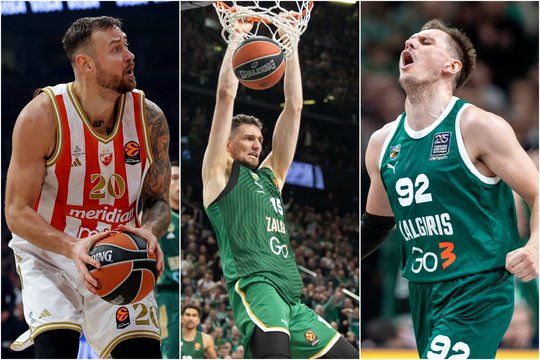 Eurolygos lietuviai: dėjimų asu tapęs L. Birutis, pavėlavęs į kovą E. Ulanovas ir sprinteris D. Motiejūnas