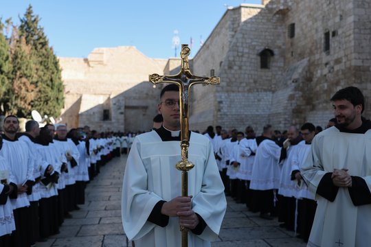 Betliejuje vėl švenčiamos Kalėdos