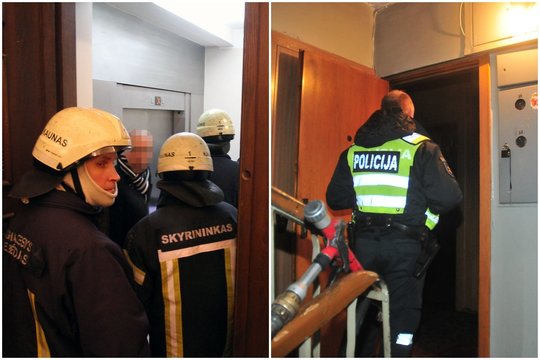 Kaukiantis šuo prisišaukė visas Kauno tarnybas – patekus į butą keturkojis perduotas gyvūnų globėjams