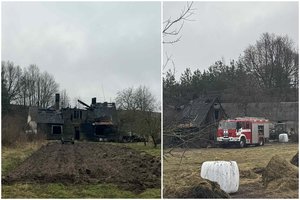 Per gaisrą Vilkaviškio r. žuvo žmogus – kūnas sudegęs neatpažįstamai