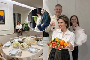 Per šventes V. Martikonytė pirmą kartą atvėrė savo naujų namų duris sostinės centre