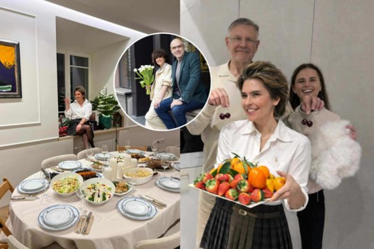 Per šventes V. Martikonytė pirmą kartą atvėrė savo naujų namų duris sostinės centre