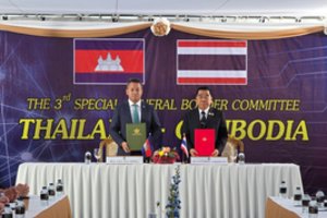 Tailandas ir Kambodža susitarė dėl neatidėliotinų paliaubų