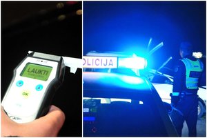 Per vieną dieną girtas suvalkietis sudaužė dvi mašinas