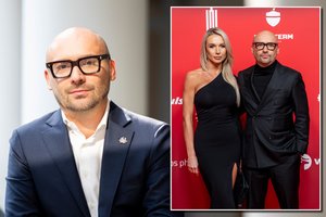 Politikas M. Maldeikis atvėrė šventiškai išpuoštų namų duris: 2 metrų eglė ir užuomina apie vestuves