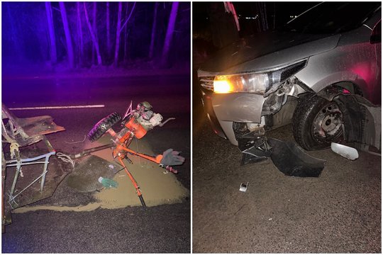 Avarija greta Vilniaus sukėlęs girtas vairuotojas tik per plauką liko gyvas