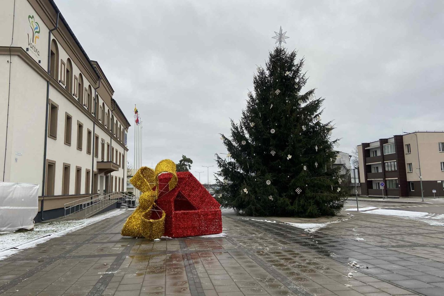 Varėnos eglutė. <br>Lrytas skaitytojo nuotr.