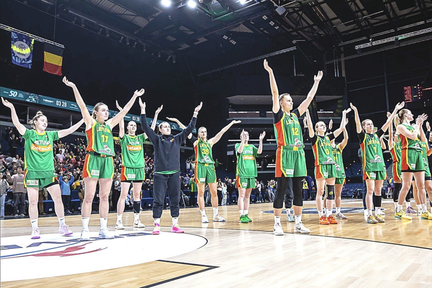 Lietuvos moterų krepšinio rinktinė<br>„LTU Basketball“ nuotr.