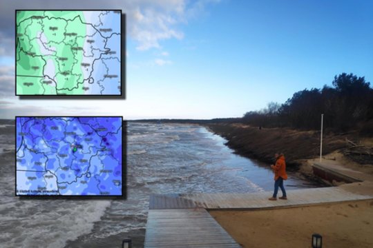 Sinoptikė įspėja – gali net labai smarki audra kilti