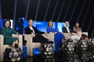 TV eteryje savo verslo idėjas pristatę moksleiviai sužavėjo Lietuvos verslo lyderius: „Čia matome ne rykliukus, o tikrus ryklius“