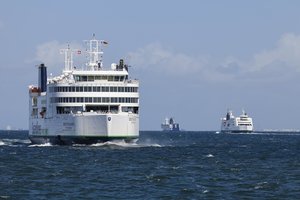 Tragedija Baltijos jūroje: nuskendo per bortą iš kelto iškritęs Lenkijos pilietis