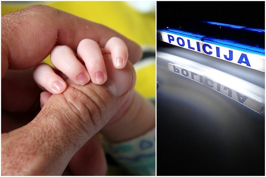 Kazlų Rūdos gyventojas neatsargiai nešdamas sūnų trenkė jo galvą į duris – kūdikiui į smegenis išsiliejo kraujas