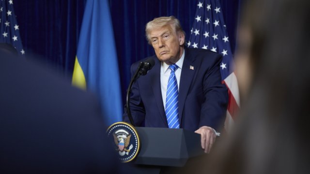 Iš D. Trumpo – griežtas tonas ir perspėjimai Iranui bei „Hamas“: „Tikiuosi to neprireiks“