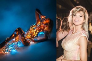 Šventinis J. Leonavičiūtės kadras sprogdina socialinius tinklus: apnuogintą kūną dengė tik lemputės