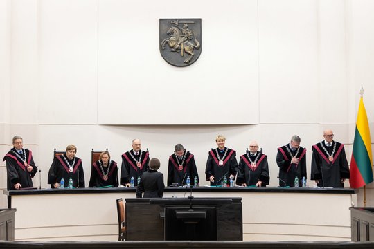 KT išnagrinėjo bylą dėl J. Sabatausko skyrimo šio teismo teisėju