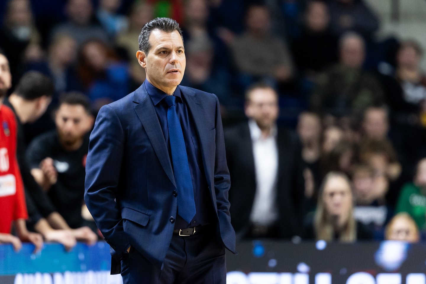 „Hapoel“ treneris Dimitris Itoudis.<br>T.Bauro nuotr.