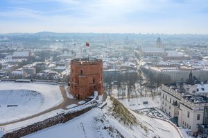 Sausio 1-ąją Gedimino pilies bokšte bus iškelta valstybės vėliava