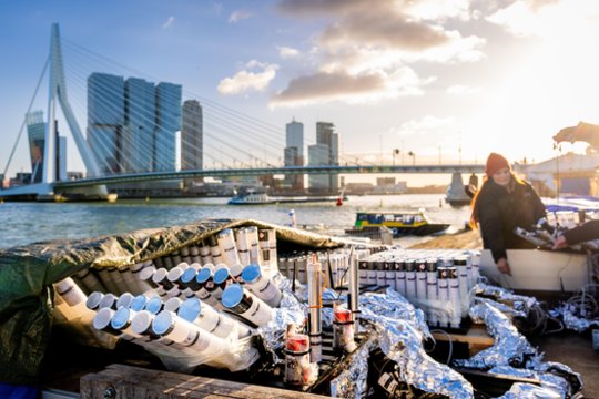 Nyderlanduose paskutinį kartą poškės fejerverkai