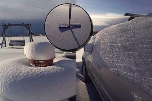 Dalyje Lietuvos – sniego danga jau siekia 17 cm ir daugiau: laukia tikriausiai šalčiausia šios žiemos naktis