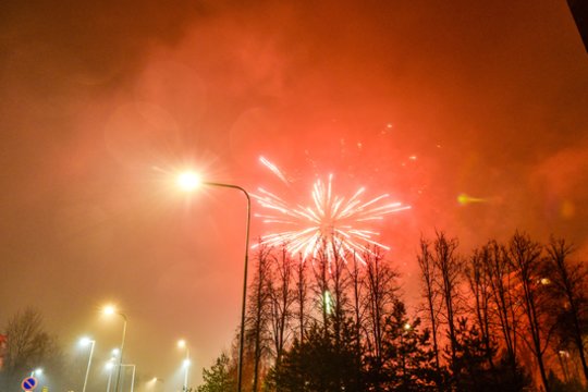 Ugniagesiai: leidžiant fejerverkus svarbu įvertinti gamtines sąlygas