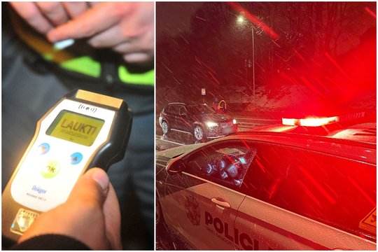 Naujųjų šventimas nebus linksmas: po avarijos Vilniuje vairuotojas pripūtė promilių