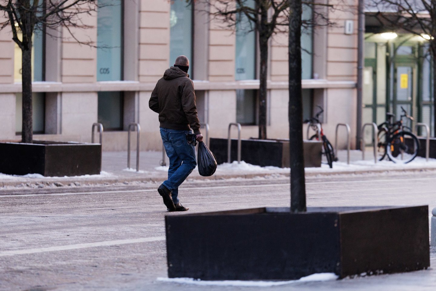 Miestas išaušus Naujųjų metų rytui<br>V.Skaraičio nuotr.