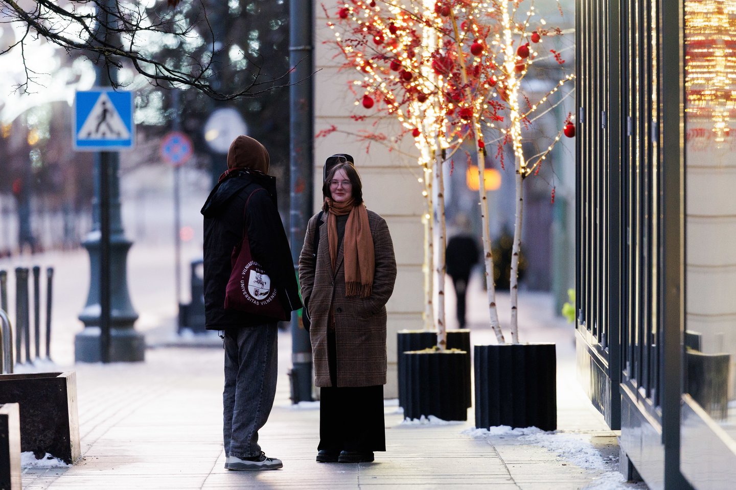 Miestas išaušus Naujųjų metų rytui<br>V.Skaraičio nuotr.