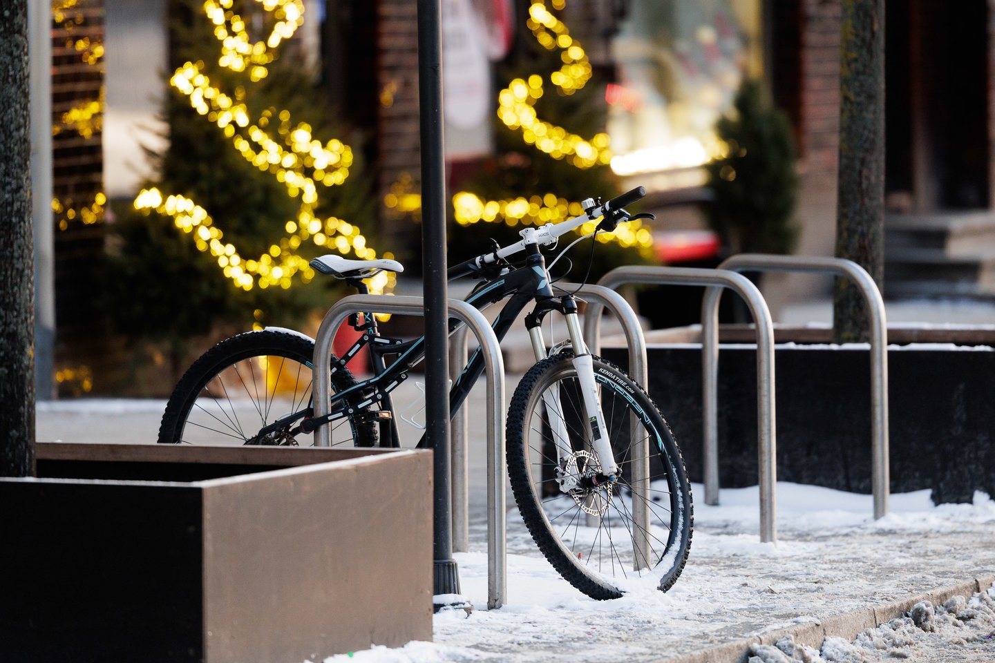 Miestas išaušus Naujųjų metų rytui<br>V.Skaraičio nuotr.