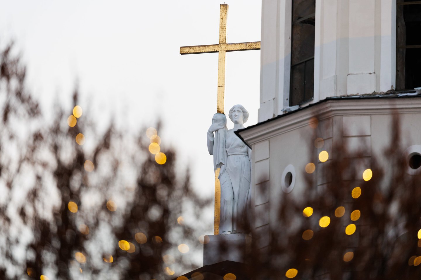 Miestas išaušus Naujųjų metų rytui<br>V.Skaraičio nuotr.