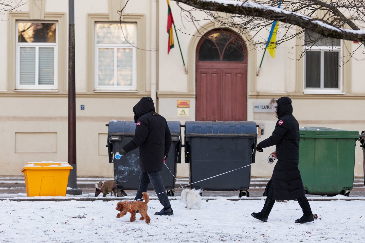 Miestas išaušus Naujųjų metų rytui<br>V.Skaraičio nuotr.
