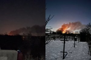 Rusijoje – sėkmingos Ukrainos atakos: smogta naftos perdirbimo gamyklai ir saugyklai