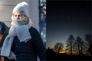 Pirmoji Naujųjų naktis Lietuvoje – šalčiausia per beveik dvejus metus