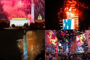 Pasaulis pasitiko 2026-uosius: fejerverkų bei konfeti salvėmis Naujuosius metus pasitiko ir JAV