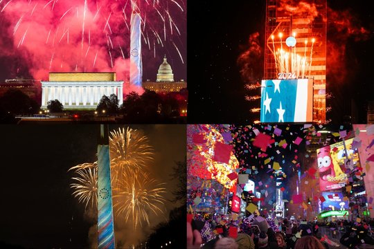 Pasaulis pasitiko 2026-uosius: fejerverkų bei konfeti salvėmis Naujuosius metus pasitiko ir JAV
