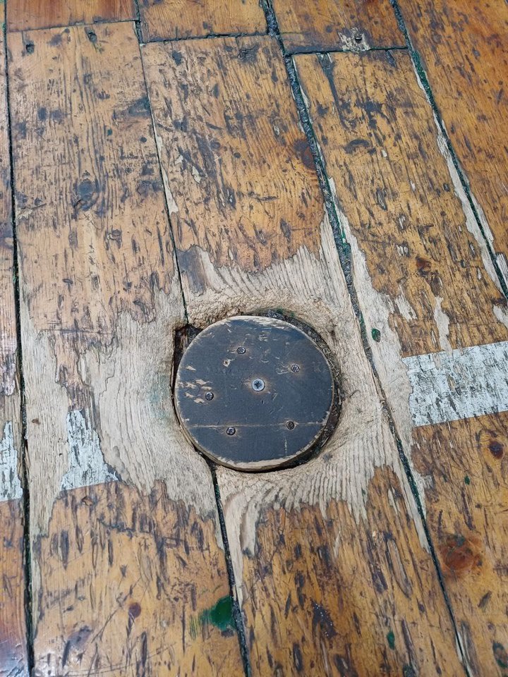 Bulgarijos miesto Šumeno krepšinio salė<br>Facebook/Lokomotiv Plovdiv nuotr.