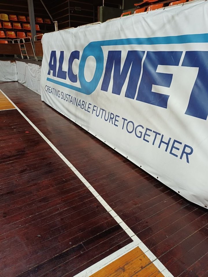 Bulgarijos miesto Šumeno krepšinio salė<br>Facebook/Lokomotiv Plovdiv nuotr.