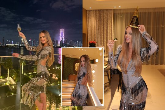 Gintarė Gurevičiūtė Naujuosius sutiko Dubajuje: šventė baigėsi romantiška staigmena